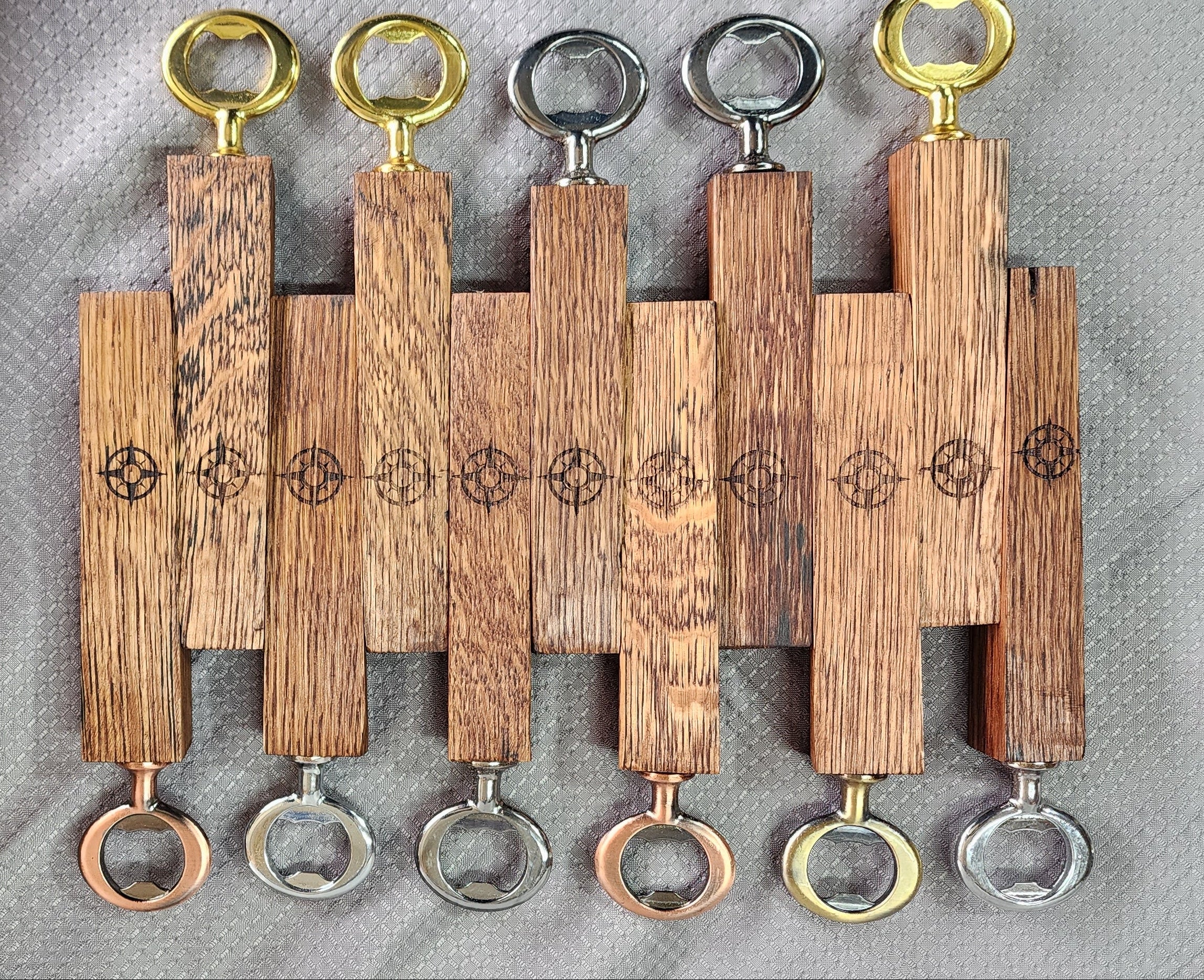 Custom Engraved Bourbon Barrel Bottle Opener