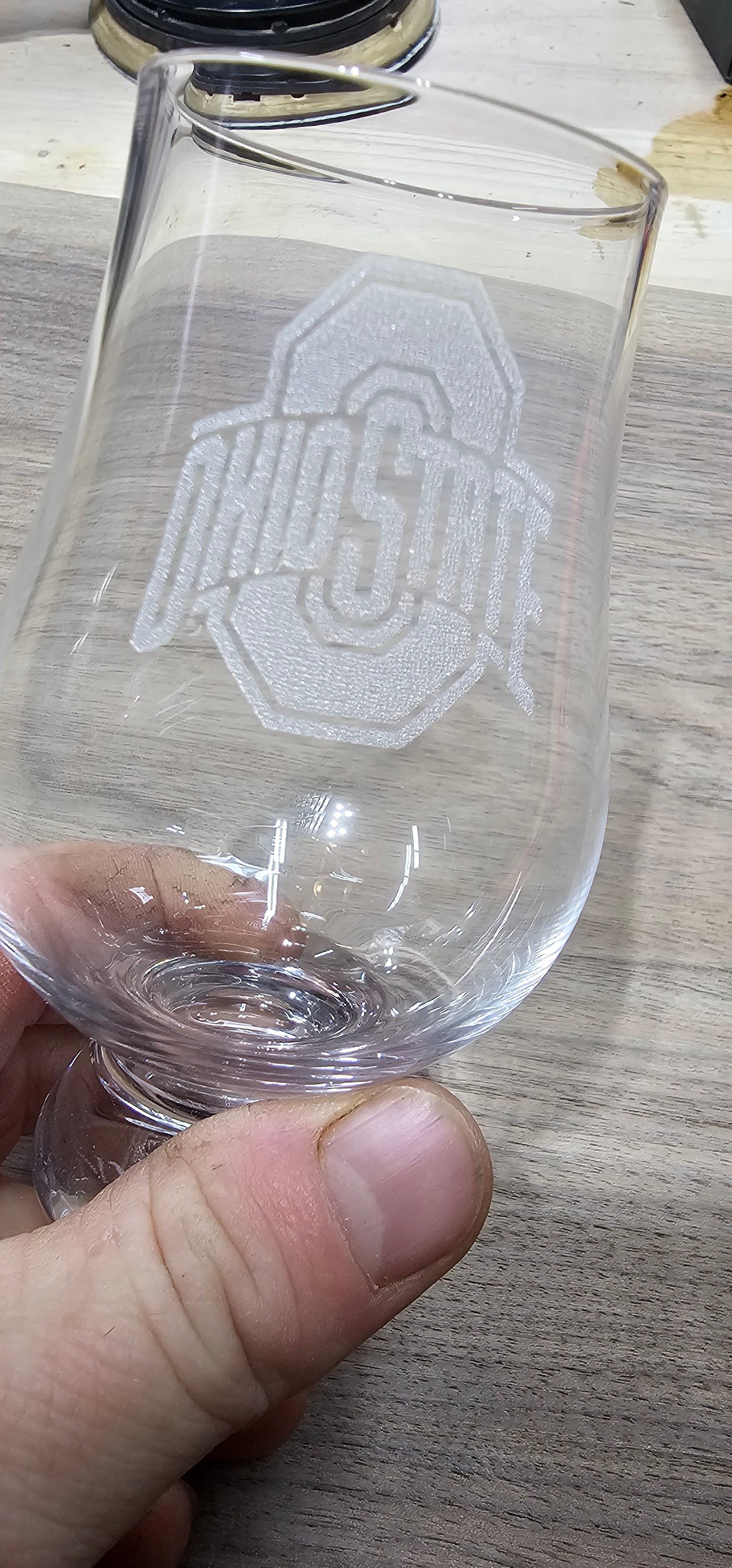 Custom Laser Engraved Whiskey Glencairn Glass