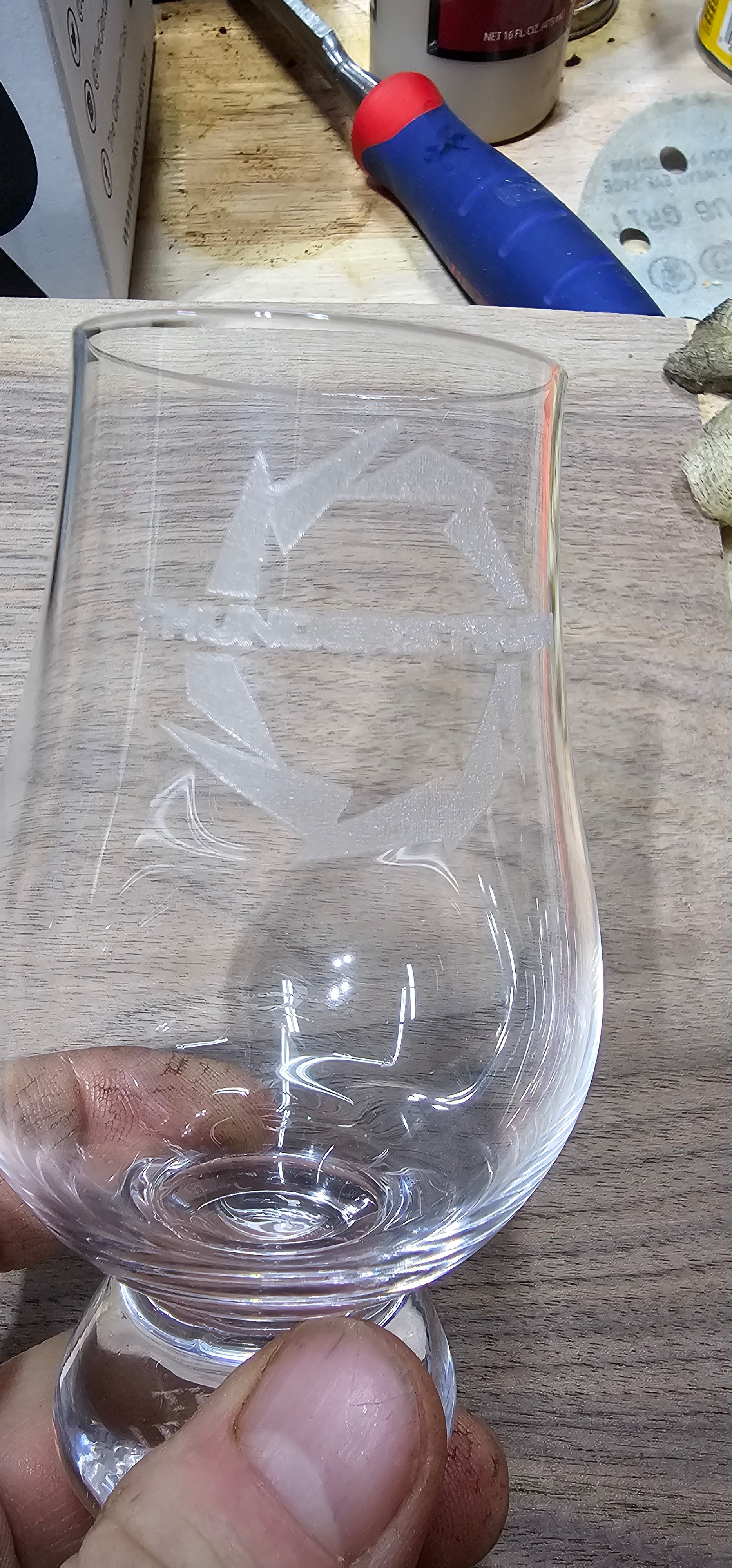Custom Laser Engraved Whiskey Glencairn Glass