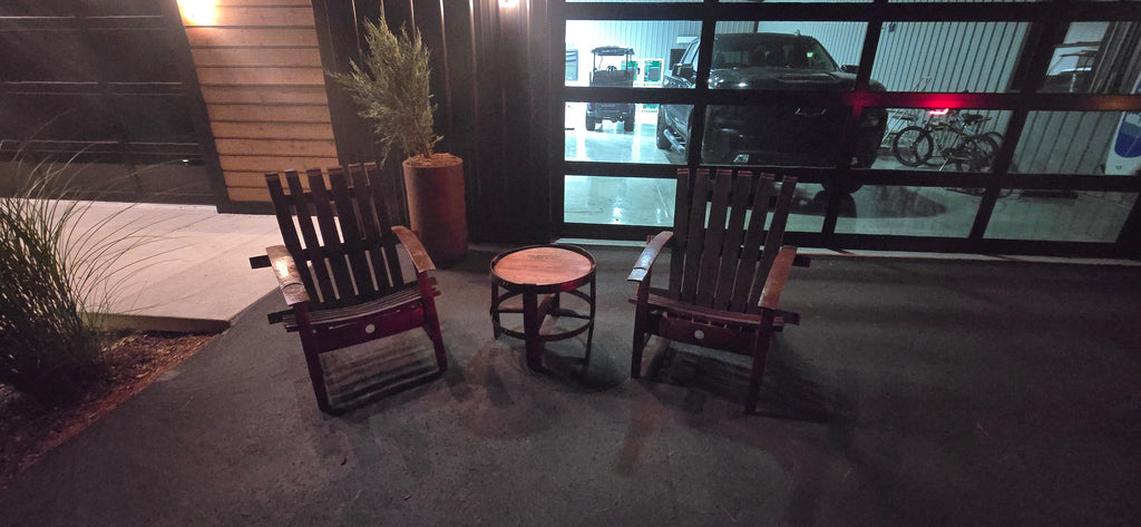 Bourbon Barrel Stave Adirondack Chair