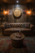 Custom bourbon barrel wall sign