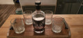 Bourbon barrel top serving tray